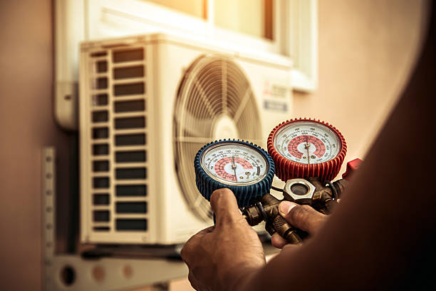 Professional Ac Installation technician working in Hamptonville, NC